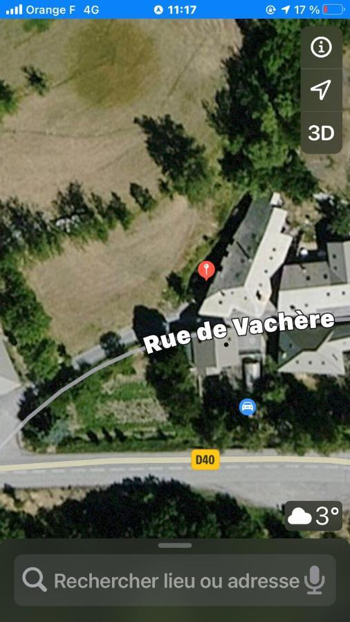 Le Chal Heureux Bel Appartement Dans Vieille Ferme De Montagne Renovee Les Orres Luaran gambar